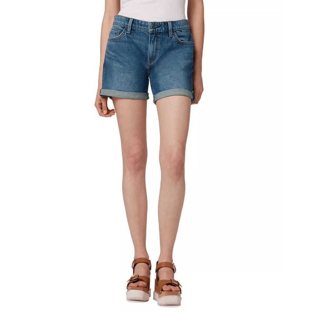 Joe's Jeans Women's Roll-Cuff Shorts Jeans - Burden 30